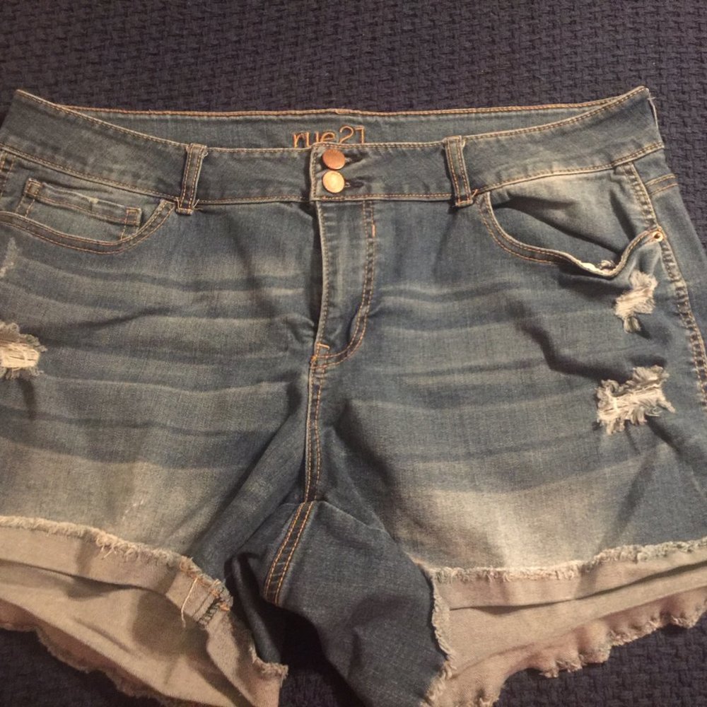 Rue 21 Distressed Shorts